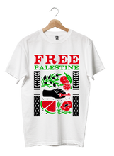 Carica l'immagine nel visualizzatore di Gallery, T-shirt "FREE PALESTINE" BIO

