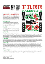Carica l'immagine nel visualizzatore di Gallery, T-shirt "FREE PALESTINE" BIO
